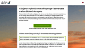 What Flygbra.se website looked like in 2020 (3 years ago)