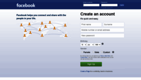 What Faacebook.com website looked like in 2020 (3 years ago)