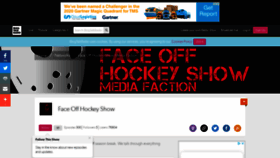 What Faceoffhockeyshow.com website looked like in 2020 (3 years ago)