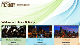 What Faceandbody.com website looked like in 2020 (3 years ago)