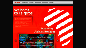 What Fairpros.com website looked like in 2020 (3 years ago)