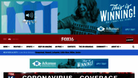 What Fox16.com website looked like in 2020 (3 years ago)