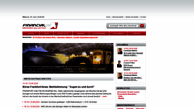 What Financial.de website looked like in 2020 (5 years ago)