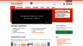 What Formdesk.nl website looked like in 2020 (3 years ago)