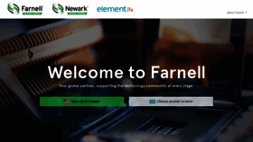 What Farnell.com website looked like in 2020 (3 years ago)