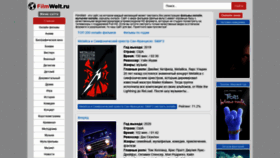 What Filmwelt.ru website looked like in 2020 (3 years ago)