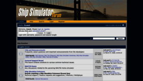 What Forum.shipsim.com website looked like in 2020 (3 years ago)