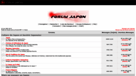 What Forumjapon.com website looked like in 2020 (4 years ago)