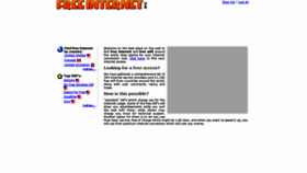What Free-internet.name website looked like in 2020 (3 years ago)
