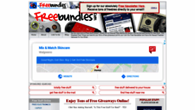 What Freebundles.com website looked like in 2020 (3 years ago)
