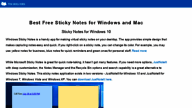 What Freestickynotes.com website looked like in 2020 (3 years ago)