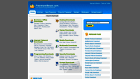 What Freewarebeast.com website looked like in 2020 (3 years ago)
