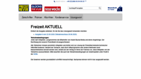What Freizeit-aktuell.de website looked like in 2020 (3 years ago)