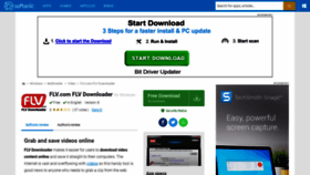 What Flvdownloader.en.softonic.com website looked like in 2020 (3 years ago)