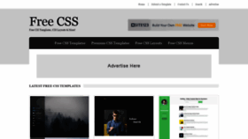 What Free-css.com website looked like in 2020 (3 years ago)