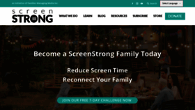 What Familiesmanagingmedia.com website looked like in 2020 (3 years ago)