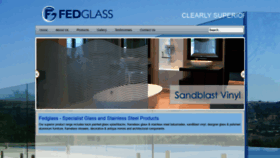 What Fedglass.co.za website looked like in 2020 (4 years ago)