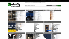 What Freeadscity.com website looked like in 2020 (3 years ago)