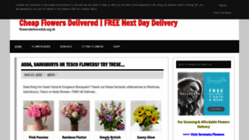 What Flowersdelivereduk.org.uk website looked like in 2020 (3 years ago)