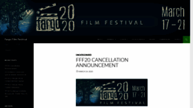 What Fargofilmfestival.org website looked like in 2020 (3 years ago)