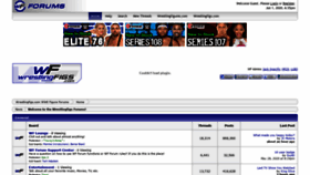 What Forum.wrestlingfigs.com website looked like in 2020 (3 years ago)