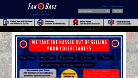 What Fanbasecollectables.com.au website looked like in 2020 (3 years ago)