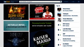 What Fansale.de website looked like in 2020 (5 years ago)