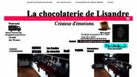 What Fondue-de-chocolat.fr website looked like in 2020 (3 years ago)