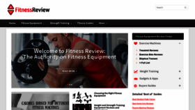 What Fitnessreview.co.uk website looked like in 2020 (3 years ago)