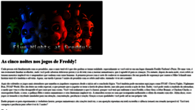 What Freddyjogos.com website looked like in 2020 (3 years ago)
