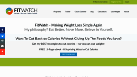 What Fitwatch.com website looked like in 2020 (3 years ago)