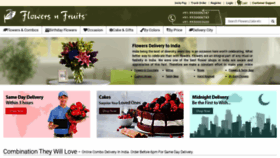 What Flowersnfruits.com website looked like in 2020 (3 years ago)