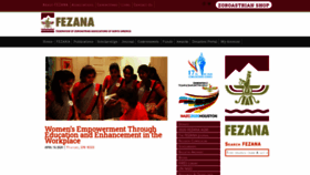 What Fezana.org website looked like in 2020 (3 years ago)