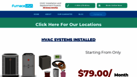What Furnaceusa.com website looked like in 2020 (3 years ago)