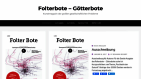 What Folterbote.de website looked like in 2020 (3 years ago)