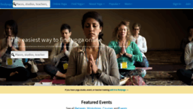 What Findyoga.com.au website looked like in 2020 (3 years ago)
