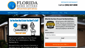 What Floridahomebuyers.com website looked like in 2020 (3 years ago)