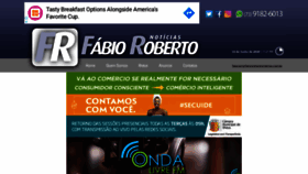 What Fabiorobertonoticias.com.br website looked like in 2020 (3 years ago)