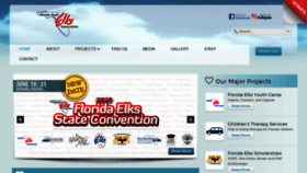 What Floridaelks.org website looked like in 2020 (3 years ago)