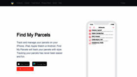 What Findmyparcels.com website looked like in 2020 (3 years ago)