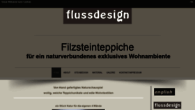 What Flussdesign.at website looked like in 2020 (3 years ago)