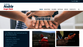 What Fundacionnoble.org.ar website looked like in 2020 (3 years ago)