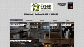 What Freshinteriorsinc.com website looked like in 2020 (3 years ago)
