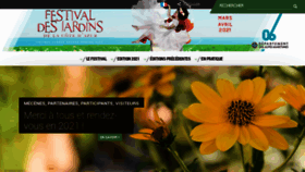 What Festivaldesjardins.departement06.fr website looked like in 2020 (3 years ago)