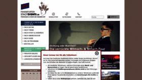 What Frankfurter-stadtevents.de website looked like in 2020 (3 years ago)