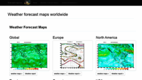 What Forecastmaps.eu website looked like in 2020 (3 years ago)