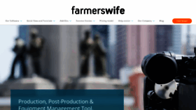 What Farmerswife.com website looked like in 2020 (3 years ago)