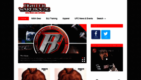 What Fighterwarehouse.com website looked like in 2020 (3 years ago)