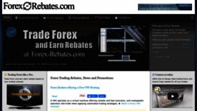 What Forex-rebates.com website looked like in 2020 (3 years ago)