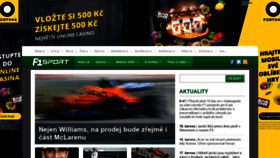 What Formule1.auto.cz website looked like in 2020 (3 years ago)